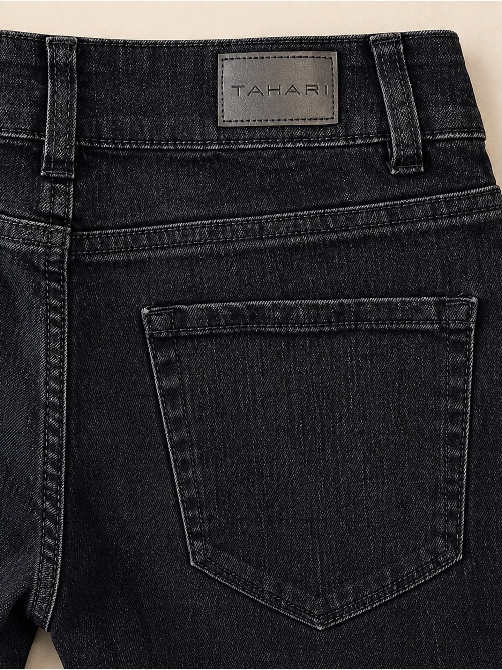 Tahari Jamie Black Skinny Jeans Size 6/28 Stretch - Picture 4 of 7